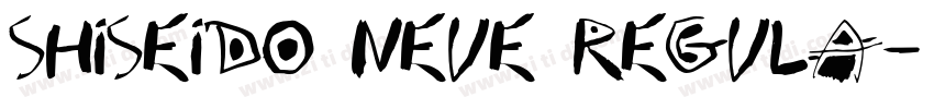 Shiseido Neue Regula字体转换 Shiseido Neue Regula字体转换